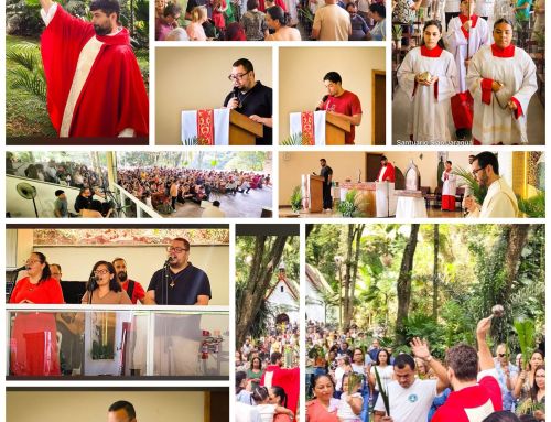 Mansidão, humildade e obediência convite do Domingo de Ramos